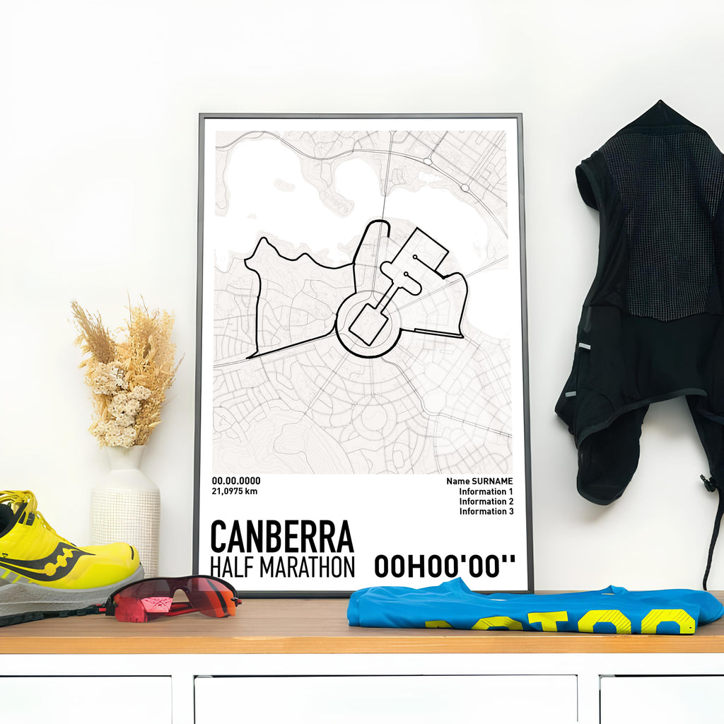 Running Poster - Canberra Half Marathon
