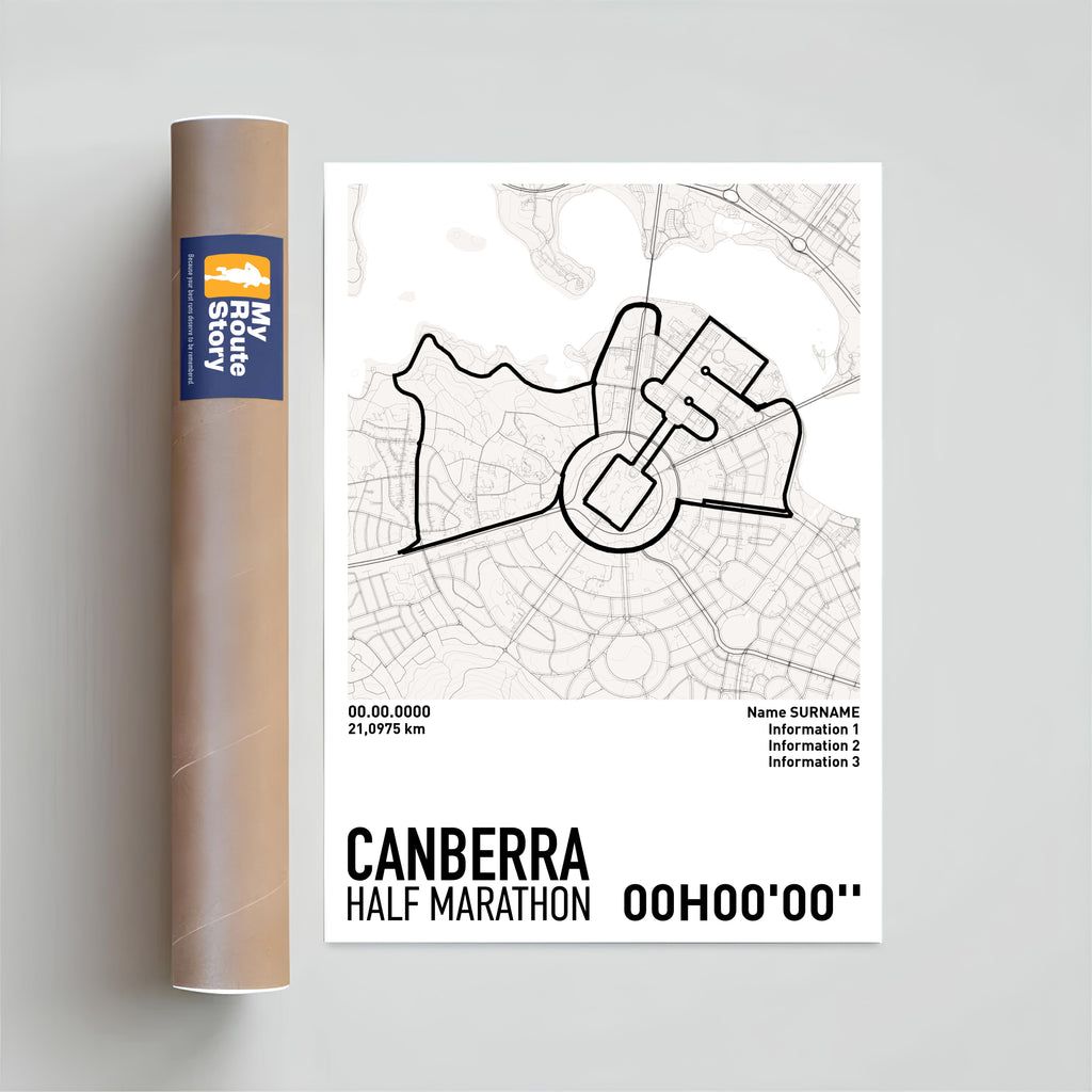 Running Poster - Canberra Half Marathon