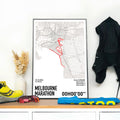 Running Poster - Melbourne Marathon