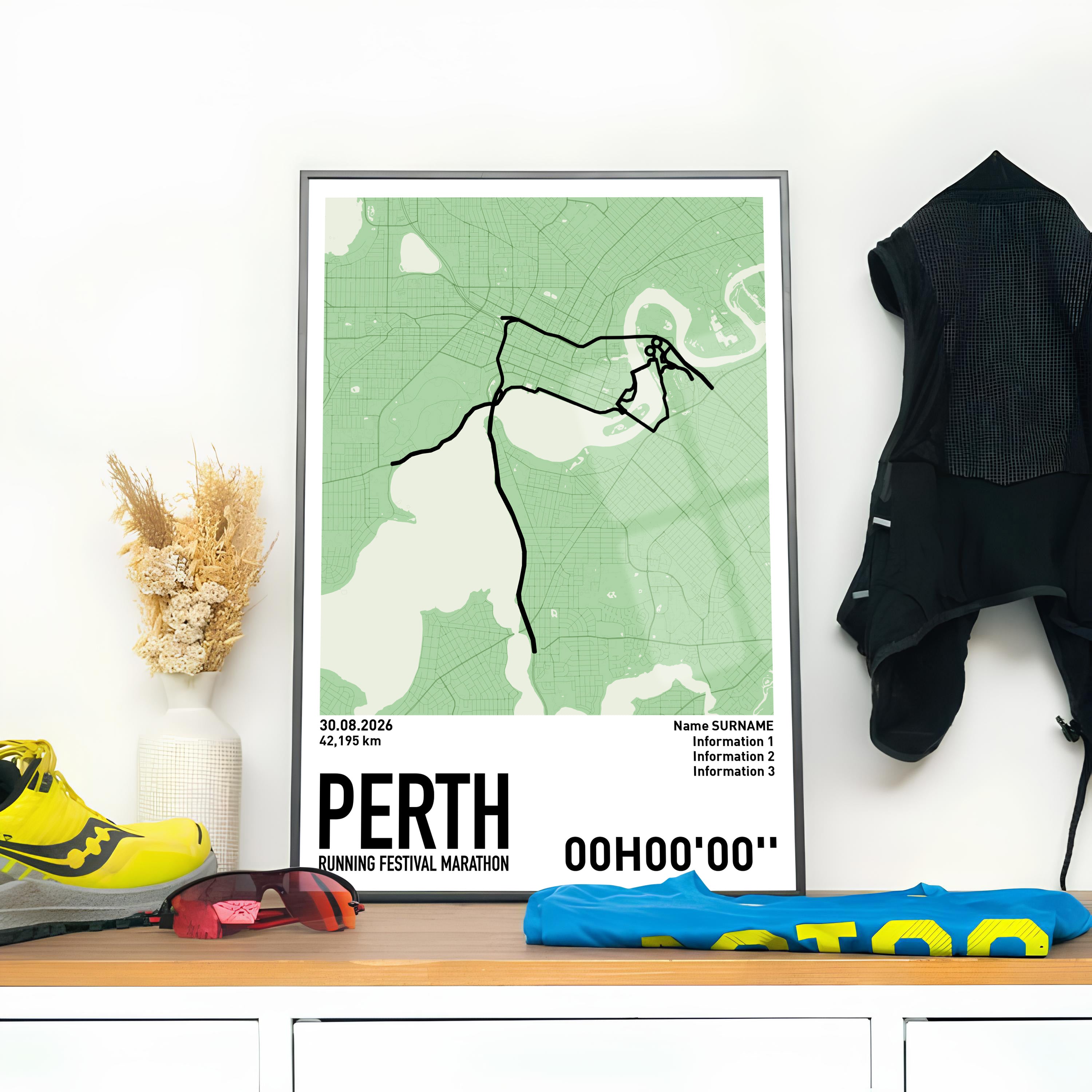 Running Poster - Perth Marathon