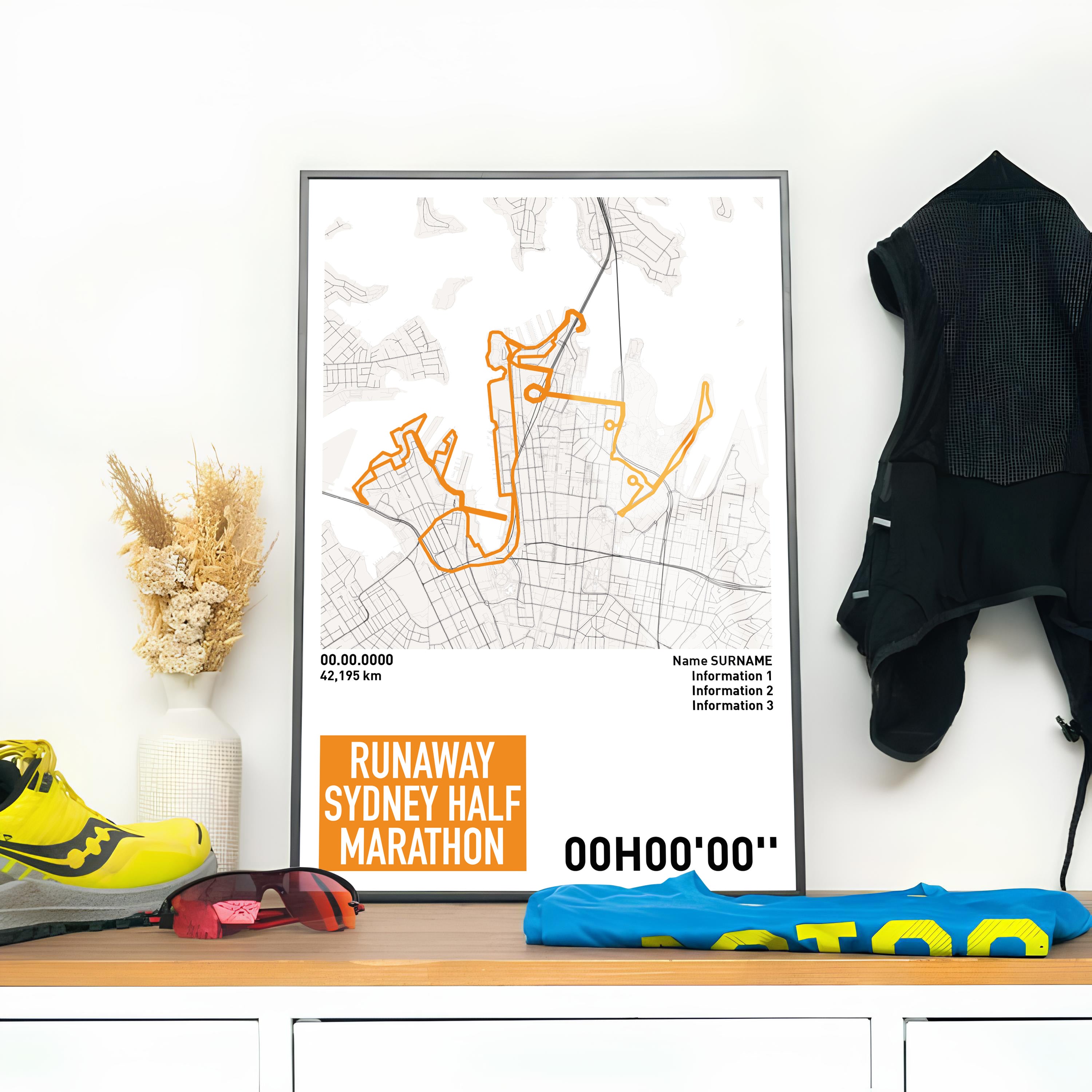 Running Poster - Sydney Half Marathon