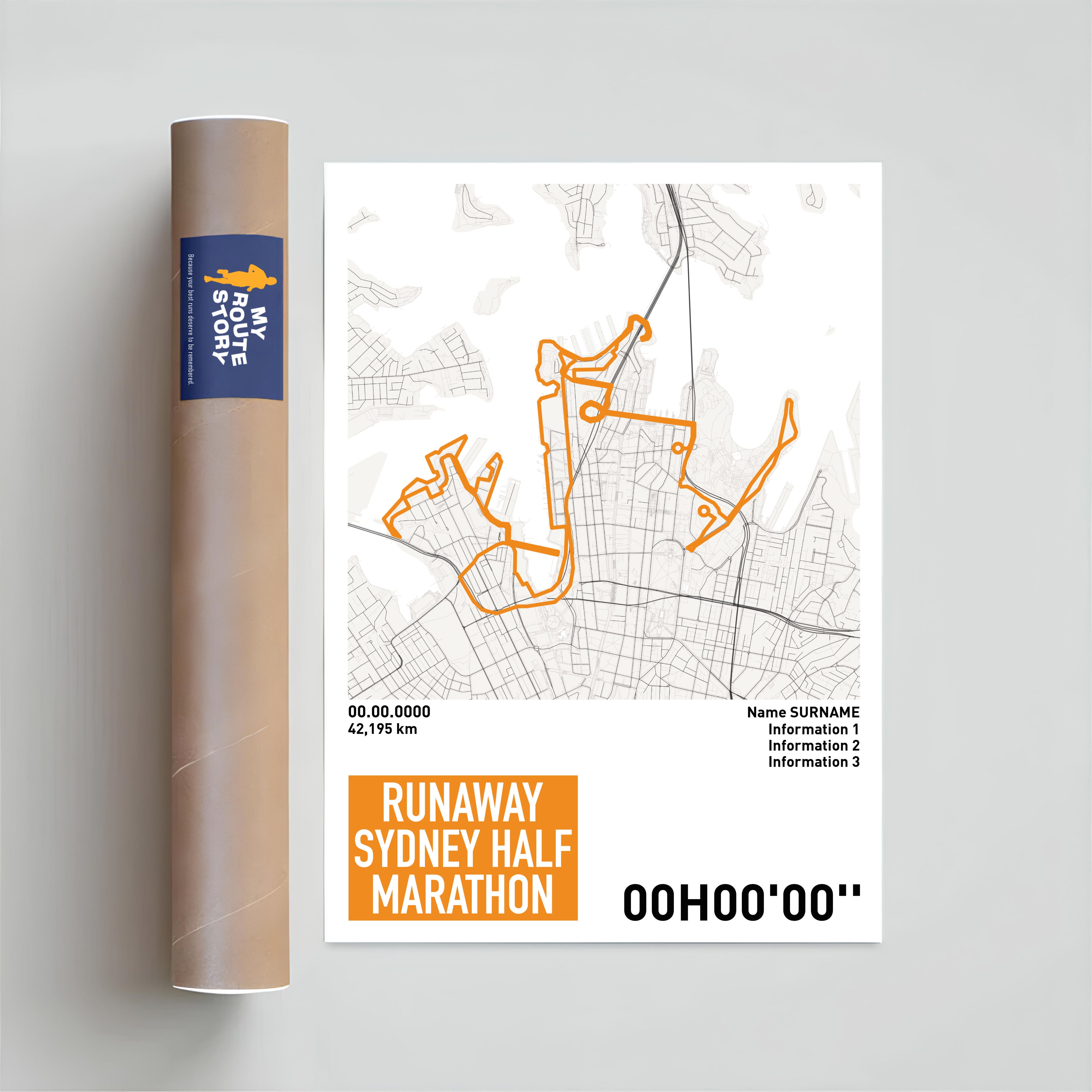 Running Poster - Sydney Half Marathon