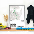 Running Poster - Sydney Marathon