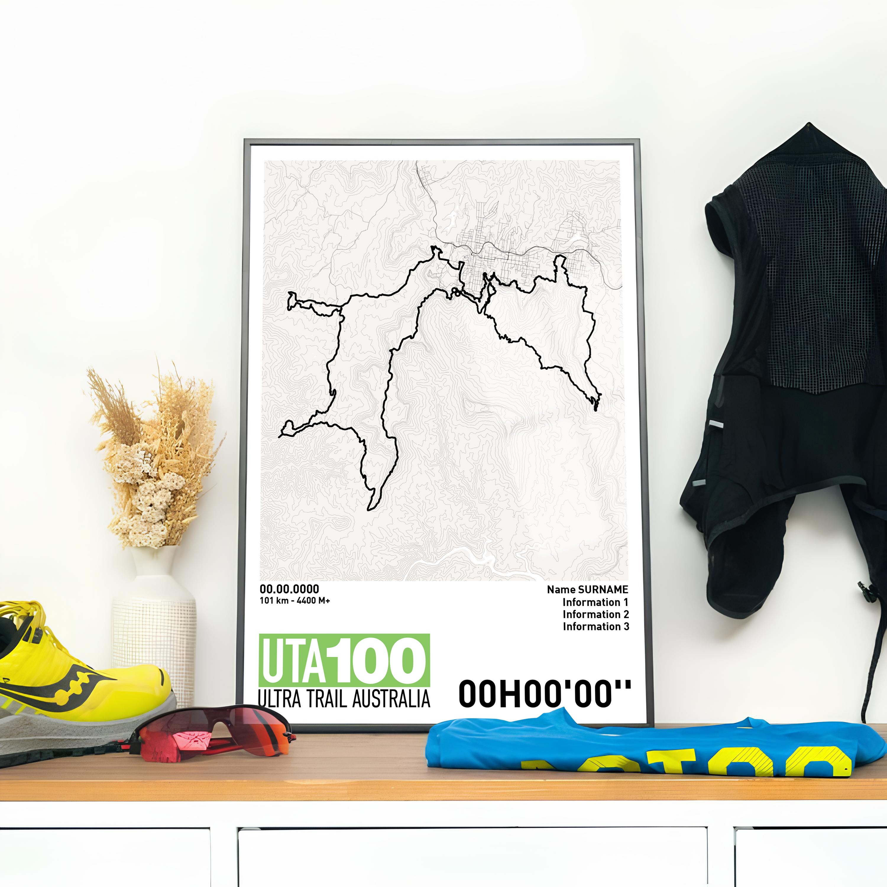 Running Poster - UTA100 Ultra Trail Australia