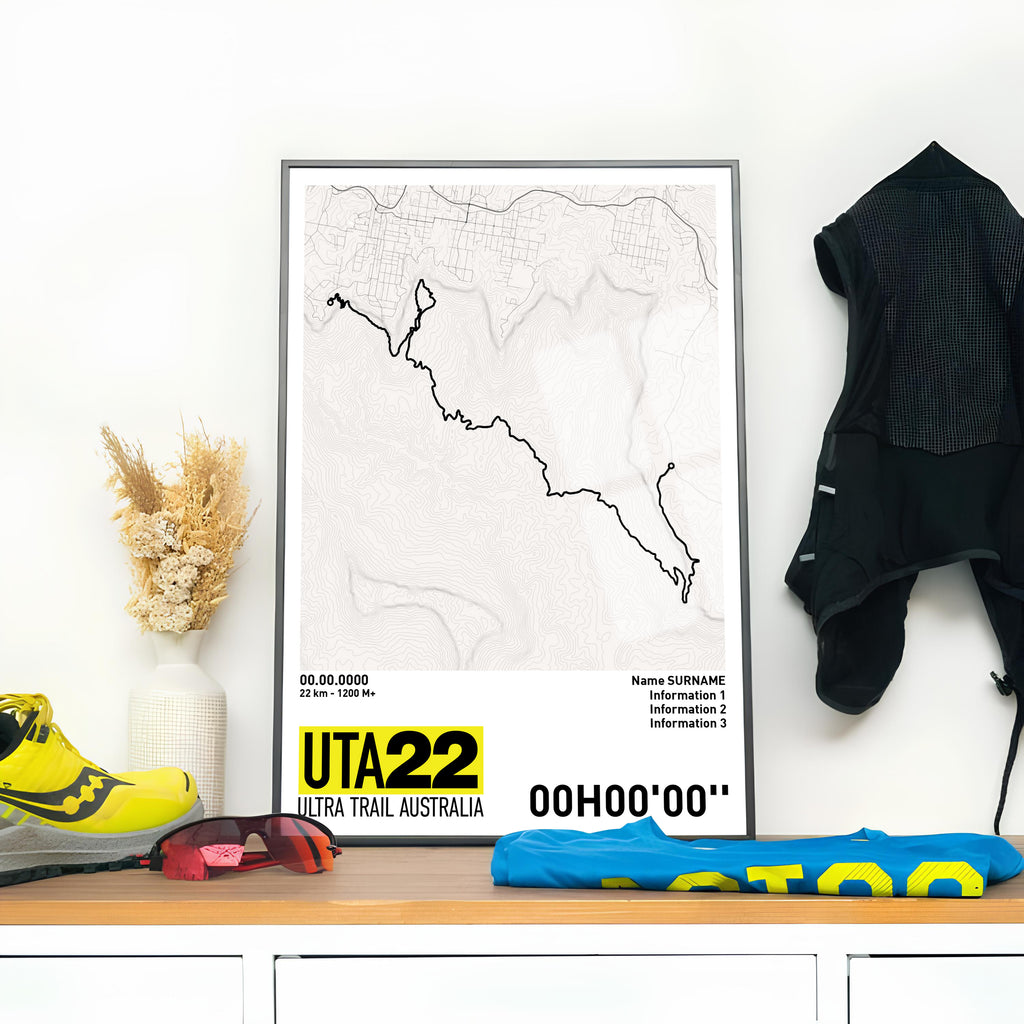 Running Poster -  UTA22 Ultra Trail Australia