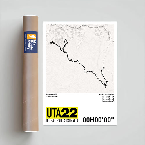 Running Poster -  UTA22 Ultra Trail Australia