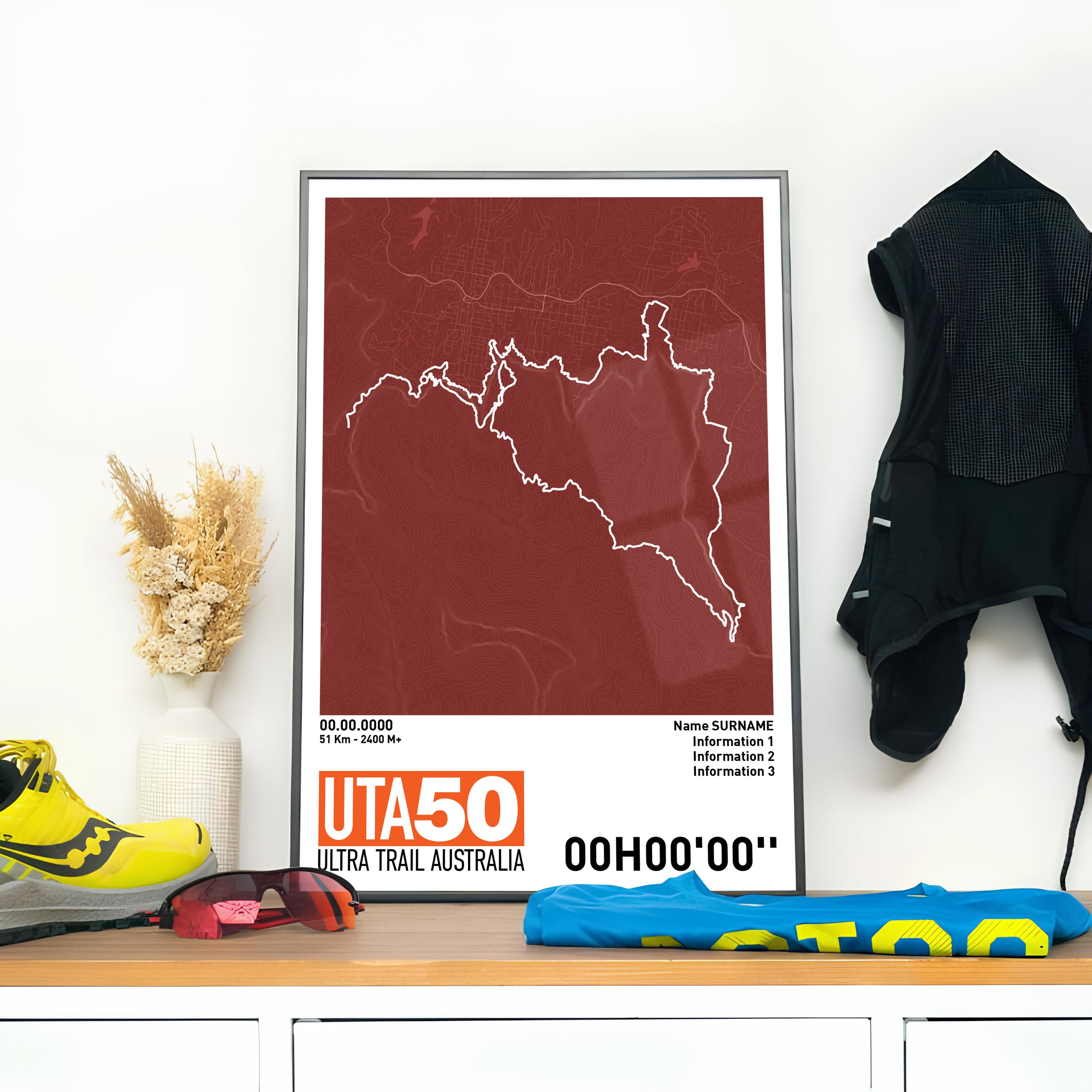 Running Poster - UTA50 Ultra Trail Australia