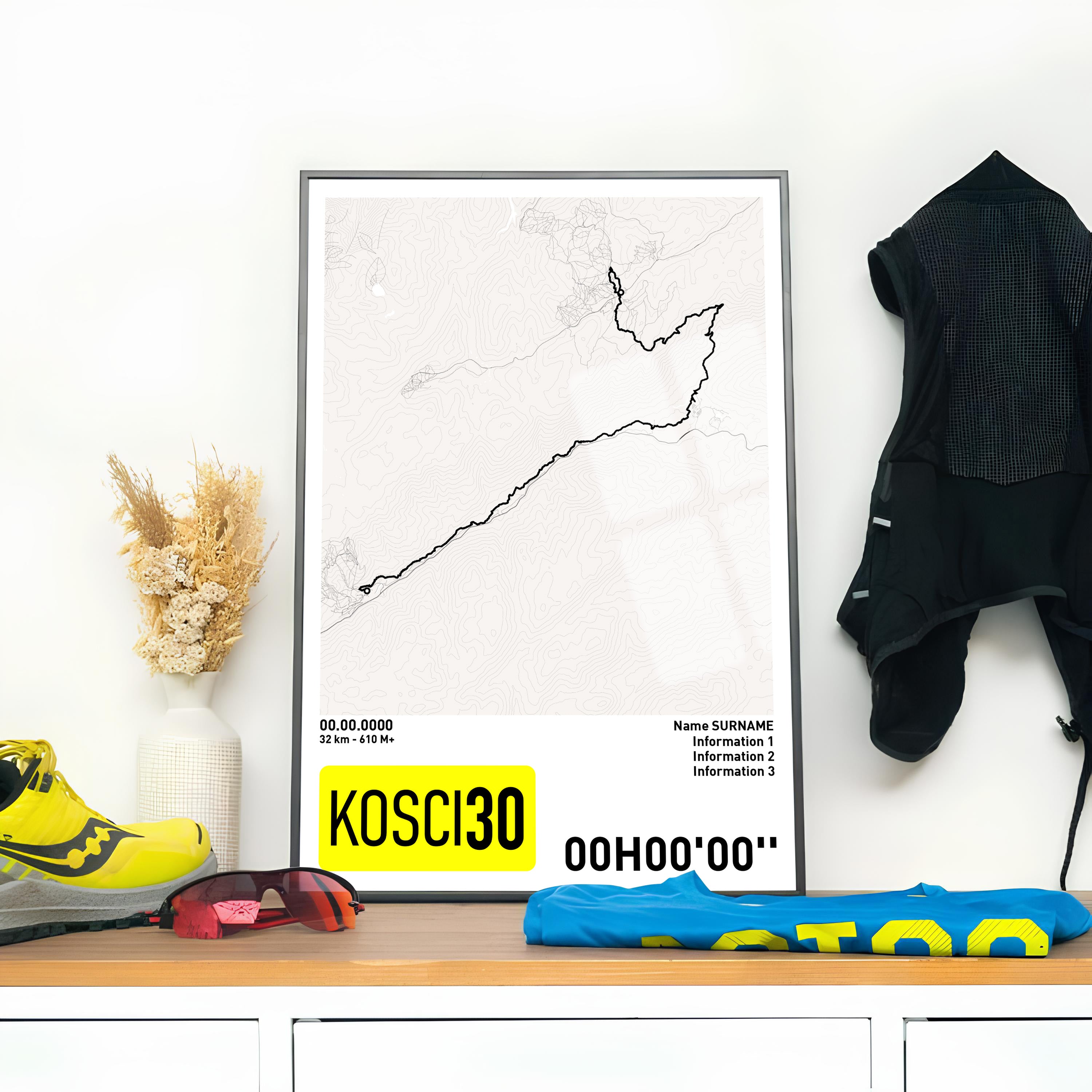 Running Poster - KOSCI30 Ultra Trail Kosciuszko