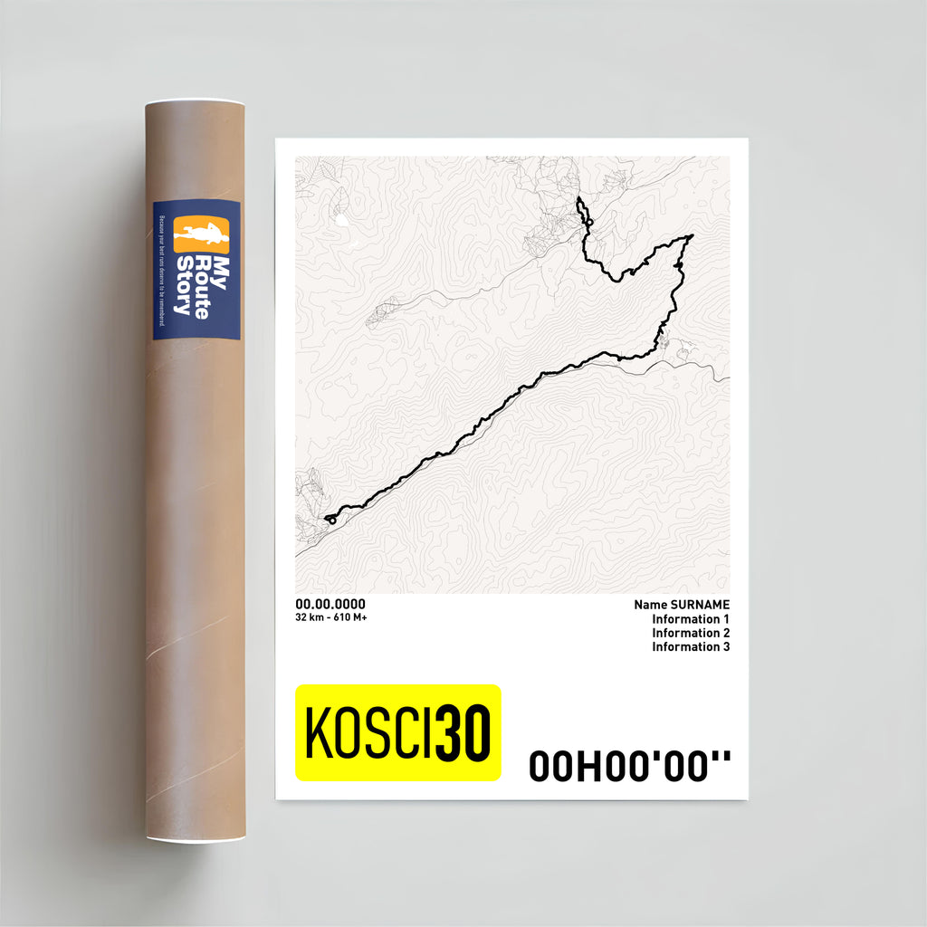 Running Poster - KOSCI30 Ultra Trail Kosciuszko