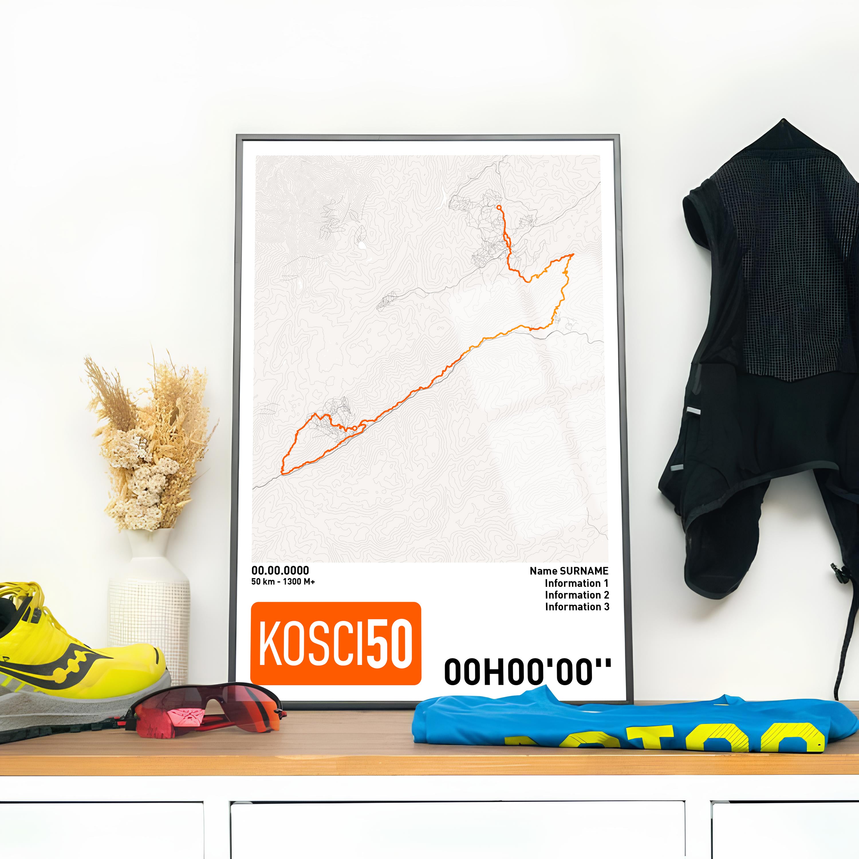 Running Poster - KOSCI50 Ultra Trail Kosciuszko
