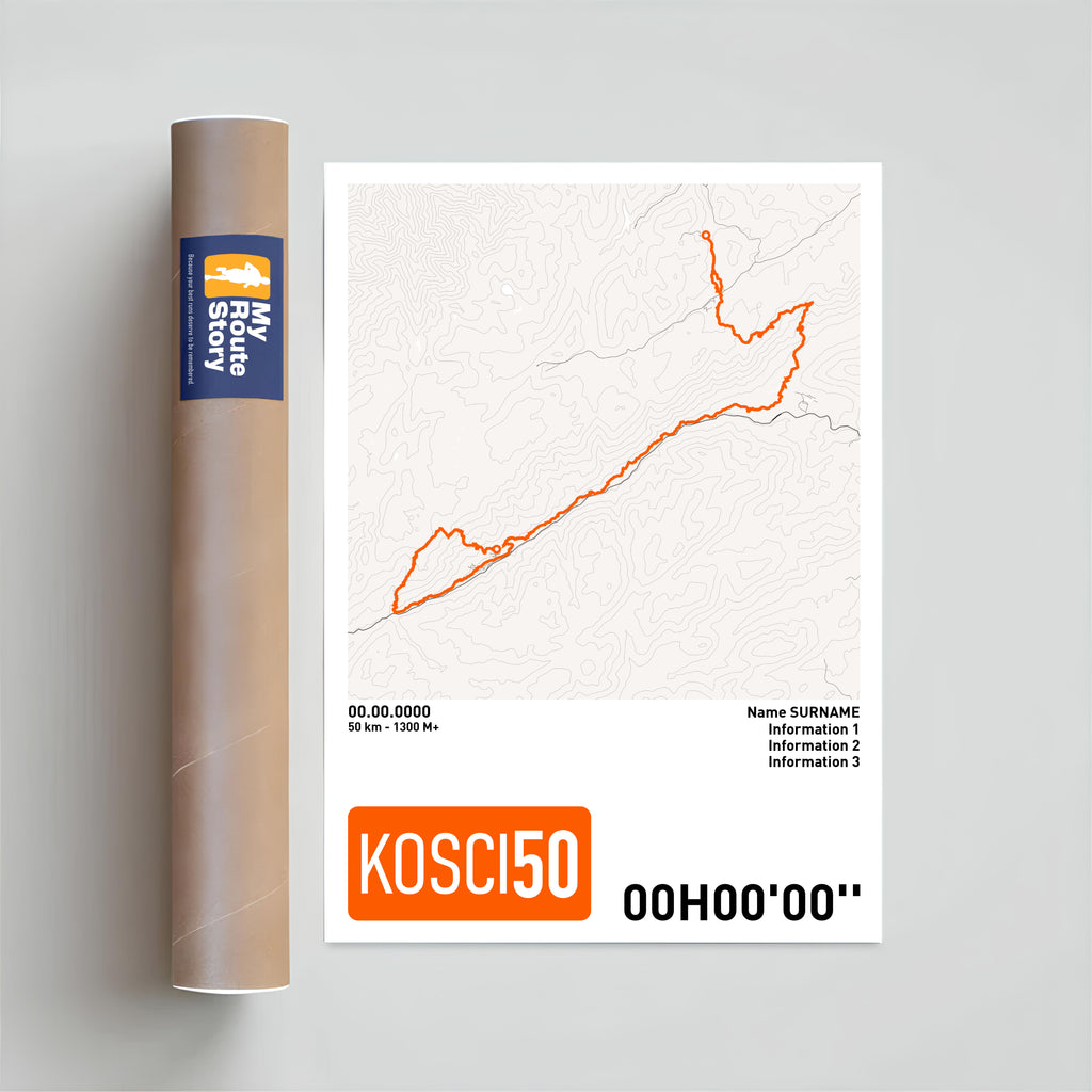 Running Poster - KOSCI50 Ultra Trail Kosciuszko
